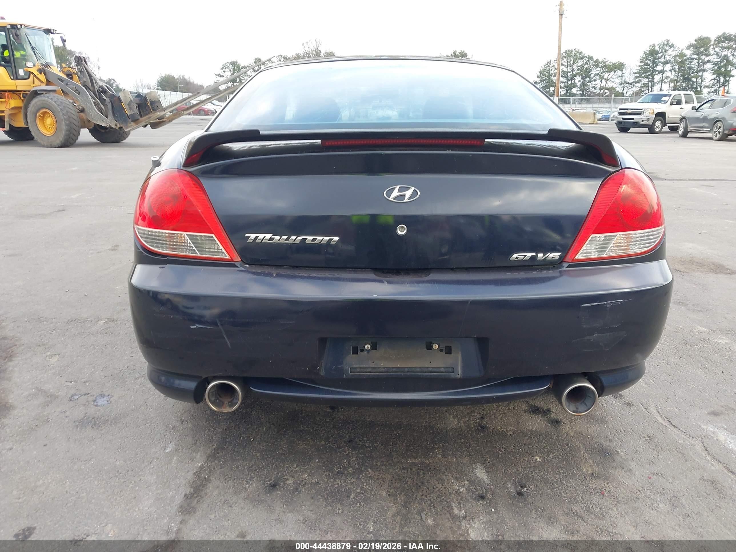 2005 Hyundai Tiburon Gt/se Blue vin: KMHHN65F55U164909