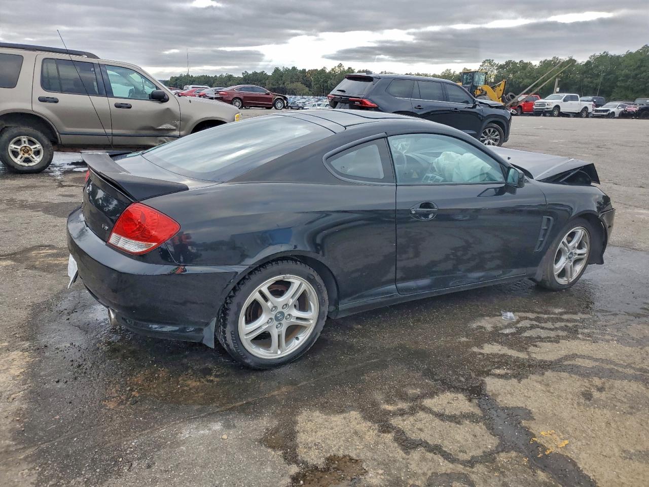2005 Hyundai Tiburon Gt Black vin: KMHHN65F55U180639