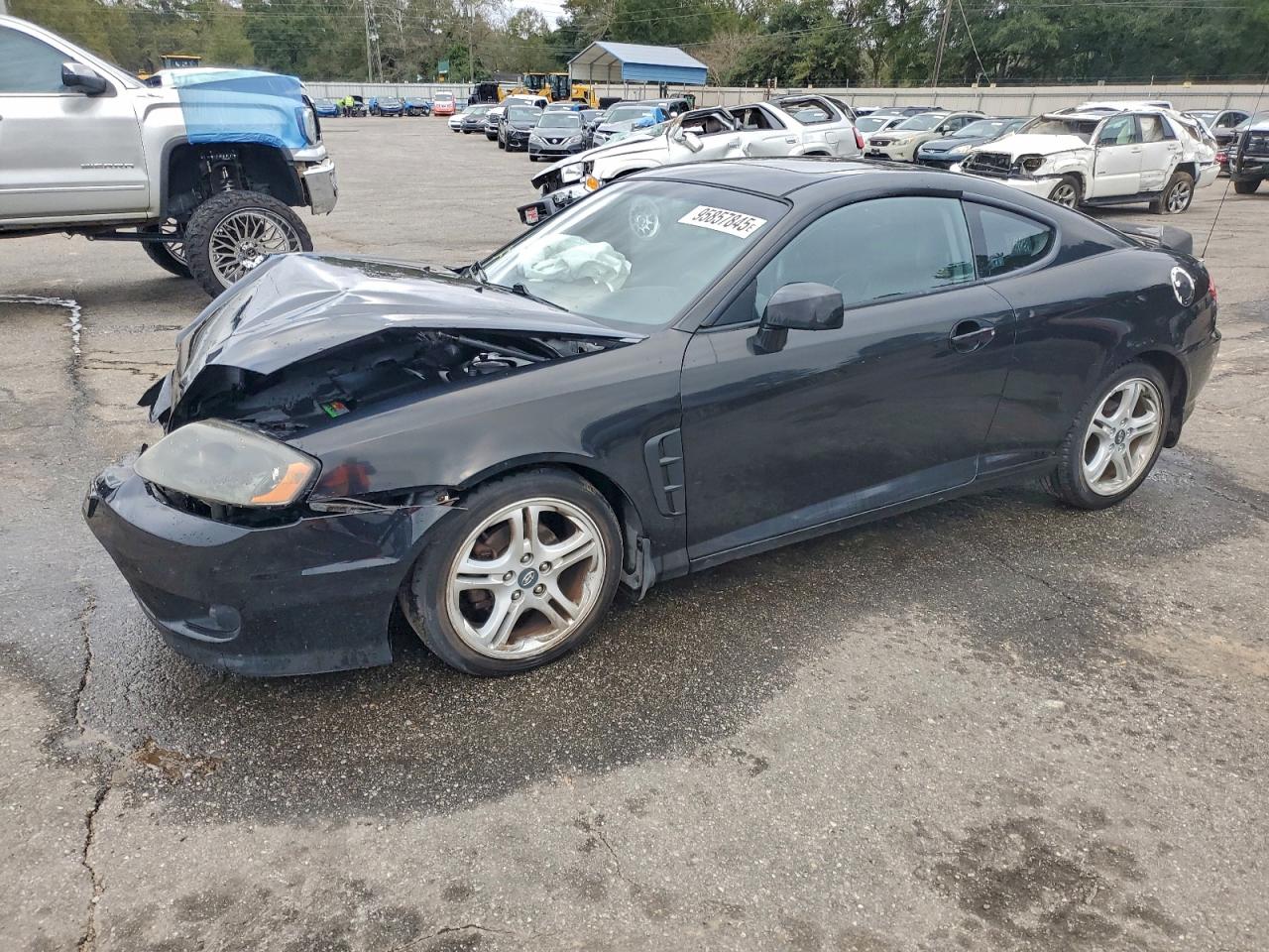 2005 Hyundai Tiburon Gt Black vin: KMHHN65F55U180639