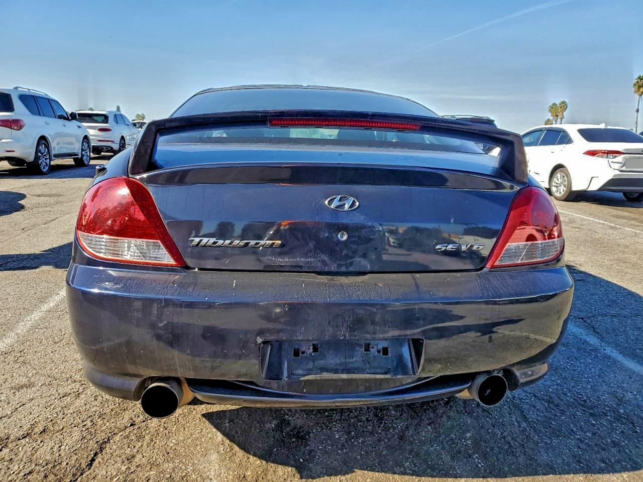 2006 Hyundai Tiburon Gt Синий vin: KMHHN65F56U213981