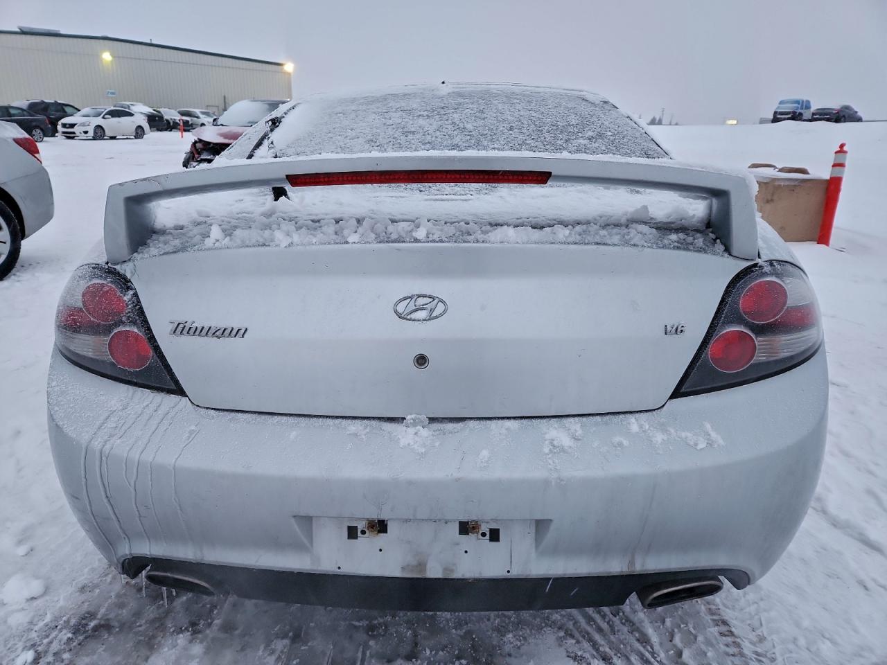 2007 Hyundai Tiburon Se Silver vin: KMHHN65F57U247209