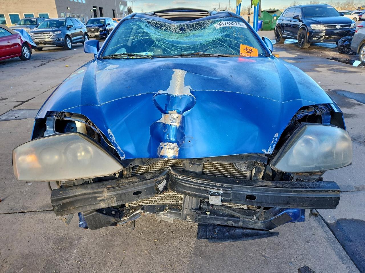 2005 Hyundai Tiburon Gt Blue vin: KMHHN65F65U167530