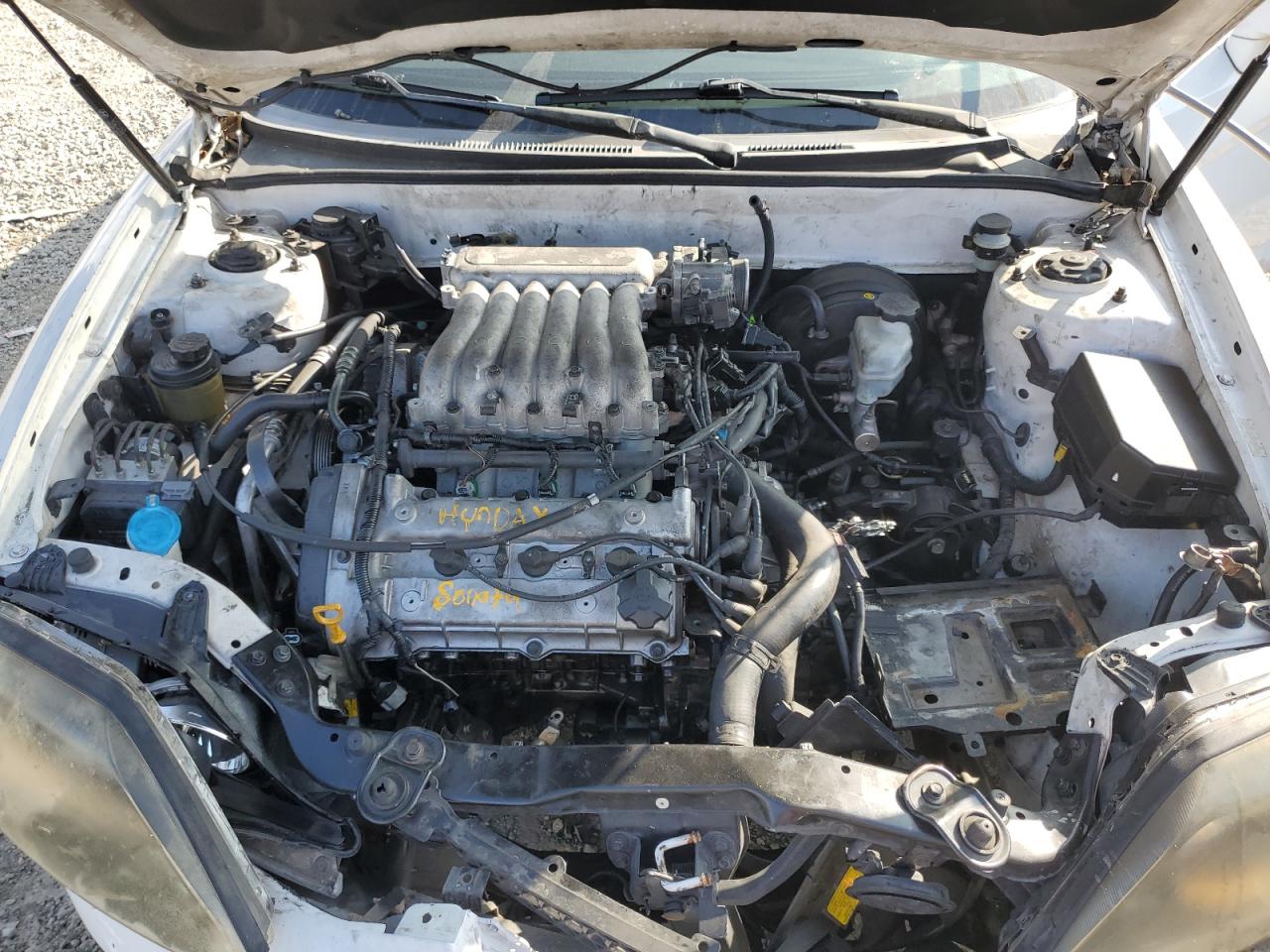 2005 Hyundai Tiburon Gt White vin: KMHHN65F65U180391