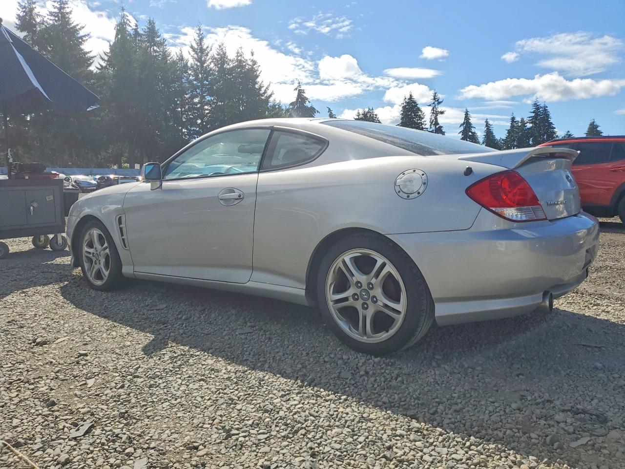 2005 Hyundai Tiburon Gt Silver vin: KMHHN65F65U181007