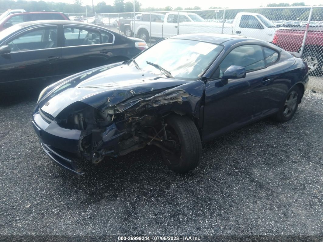 2003 Hyundai Tiburon Gt Blue vin: KMHHN65F73U013230
