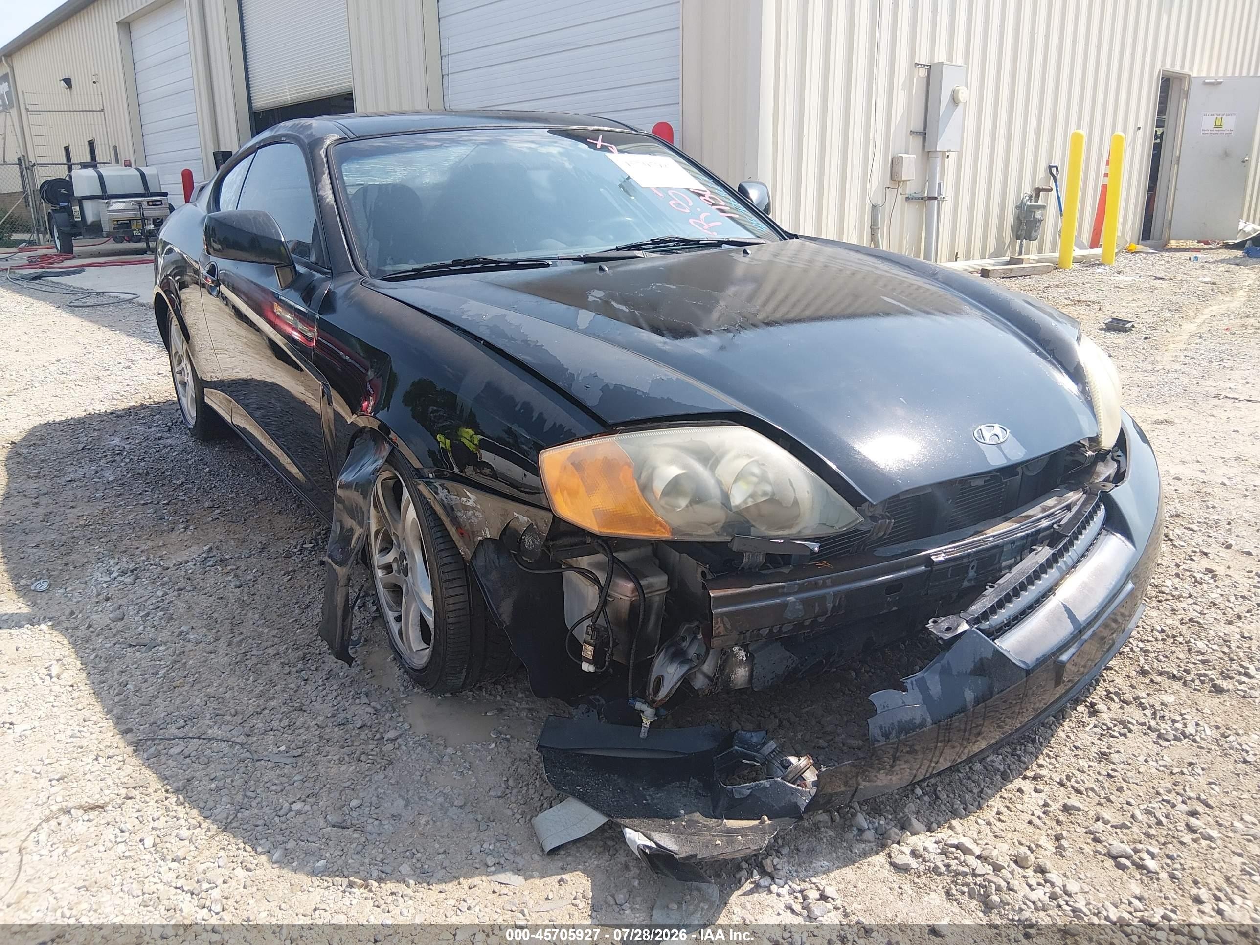 2004 Hyundai Tiburon Gt V6/gt V6 Special Edition Черный vin: KMHHN65F74U113667