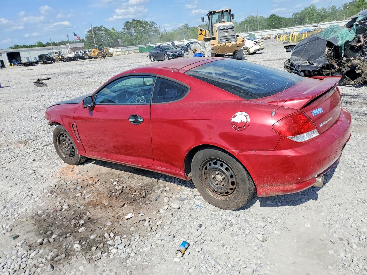 2005 Hyundai Tiburon Gt Red vin: KMHHN65F75U164376