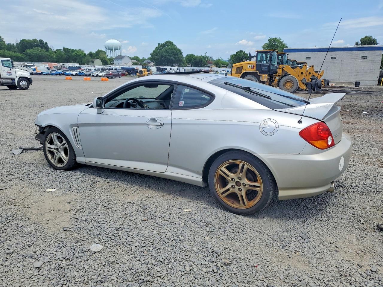 2004 Hyundai Tiburon Gt Silver vin: KMHHN65F84U123429