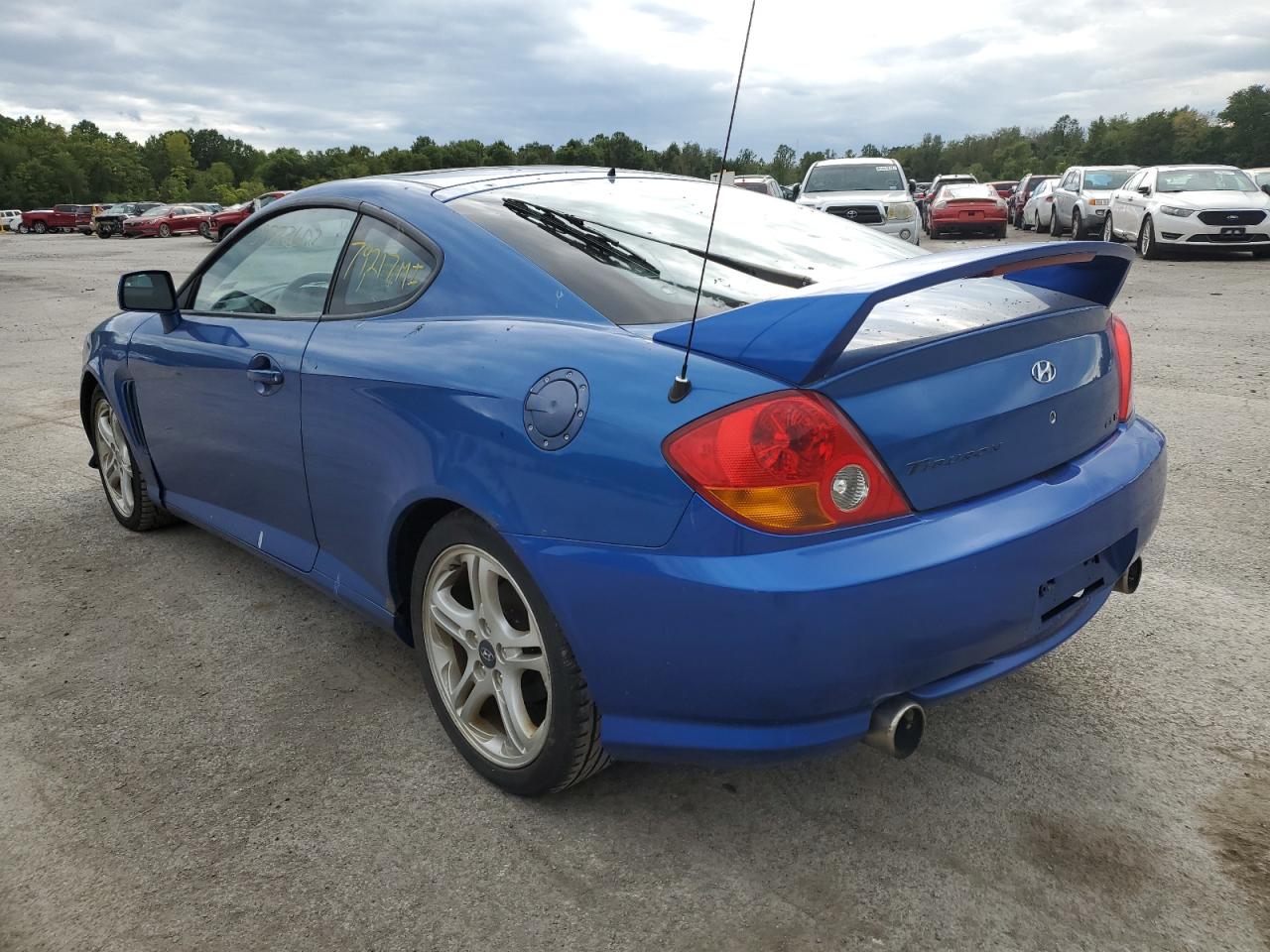 2004 Hyundai Tiburon Gt Blue vin: KMHHN65F84U134916