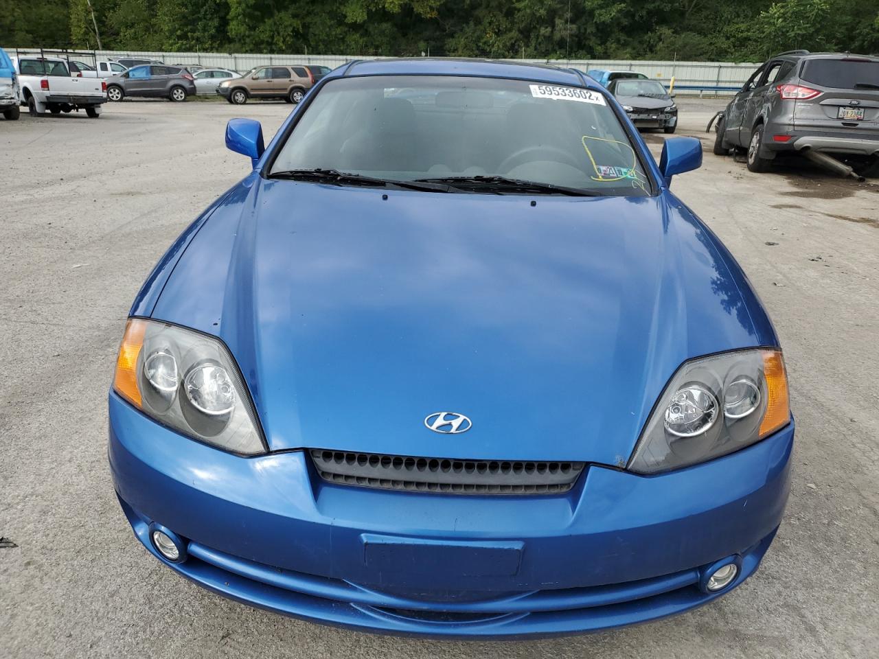 2004 Hyundai Tiburon Gt Blue vin: KMHHN65F84U134916