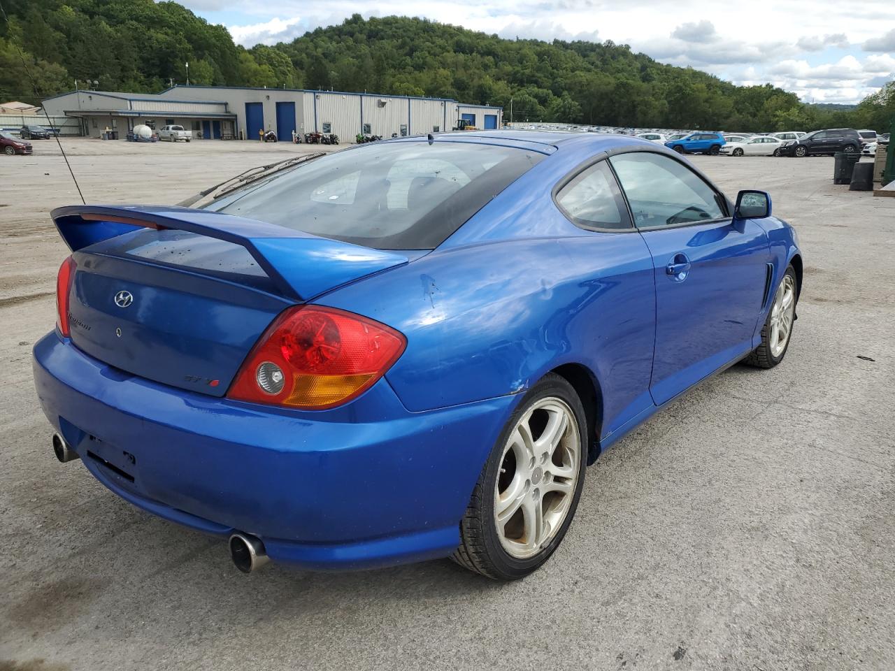 2004 Hyundai Tiburon Gt Blue vin: KMHHN65F84U134916