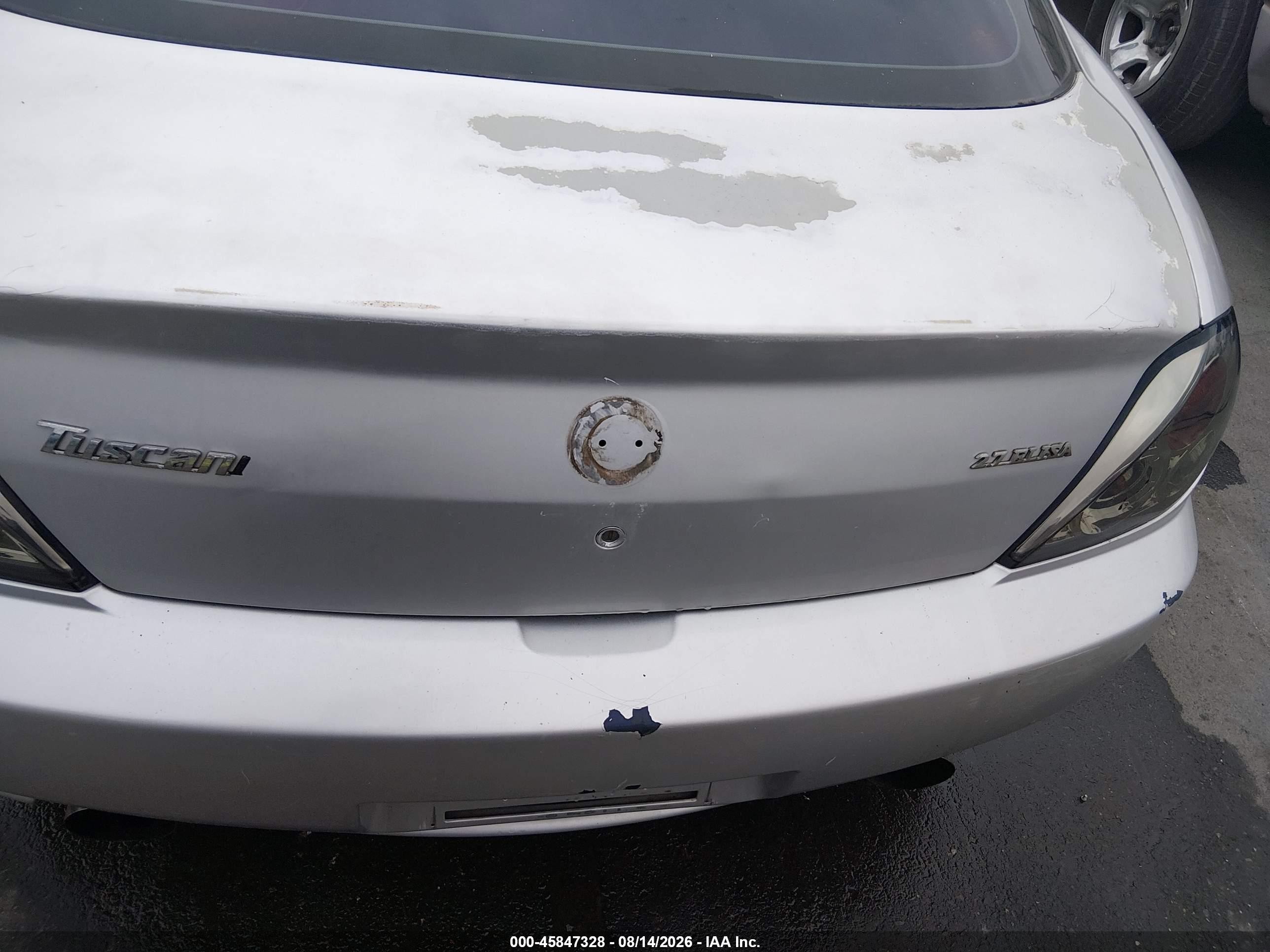 2005 Hyundai Tiburon Gt/se Silver vin: KMHHN65F85U155413