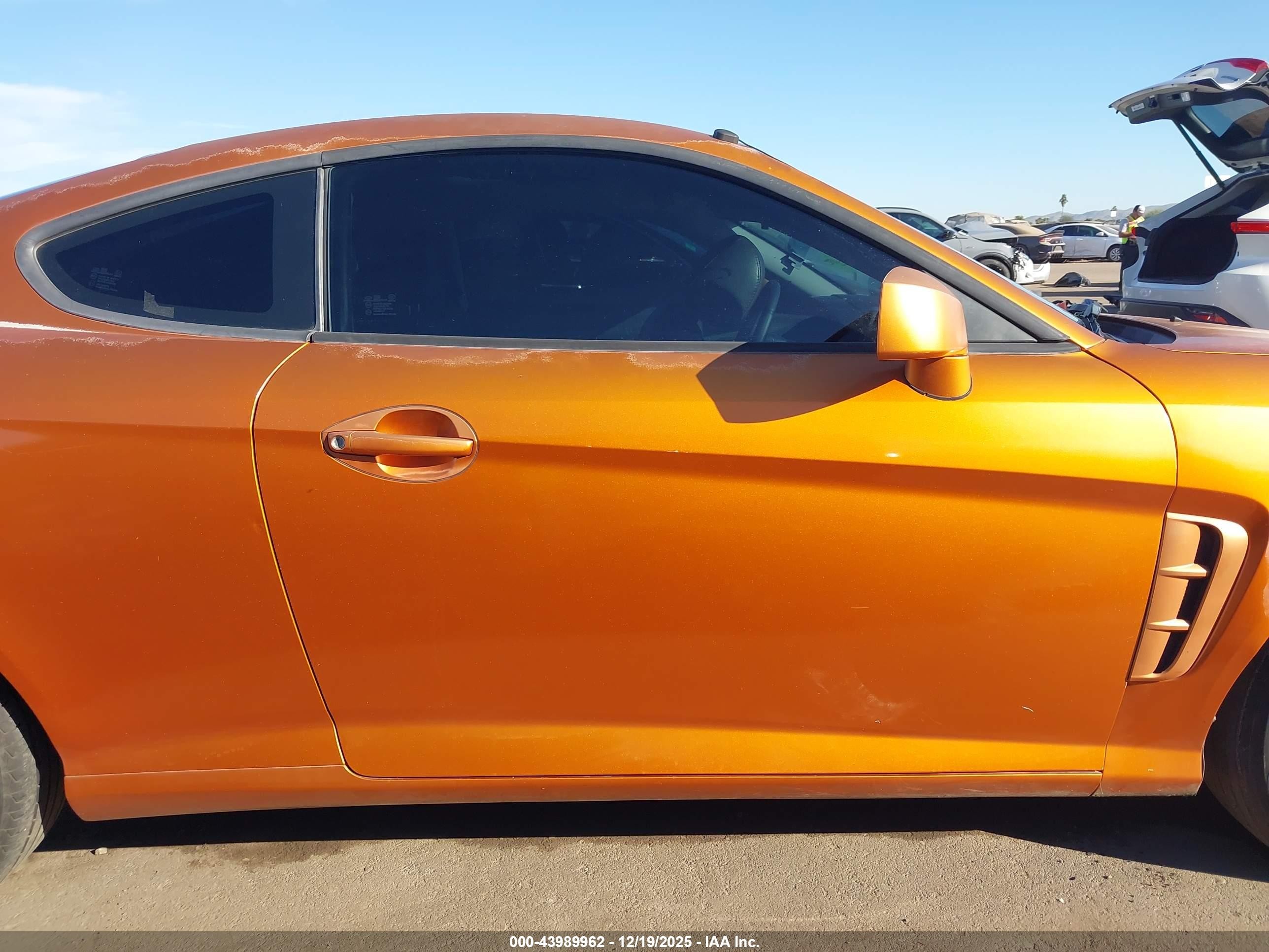 2006 Hyundai Tiburon Gt/gt Limited/se Orange vin: KMHHN65F86U202800