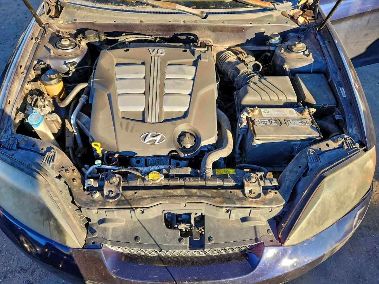 2005 Hyundai Tiburon Gt Blue vin: KMHHN65F95U182118