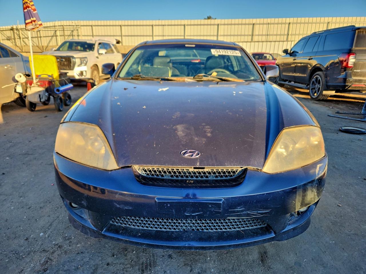 2005 Hyundai Tiburon Gt Blue vin: KMHHN65F95U182118