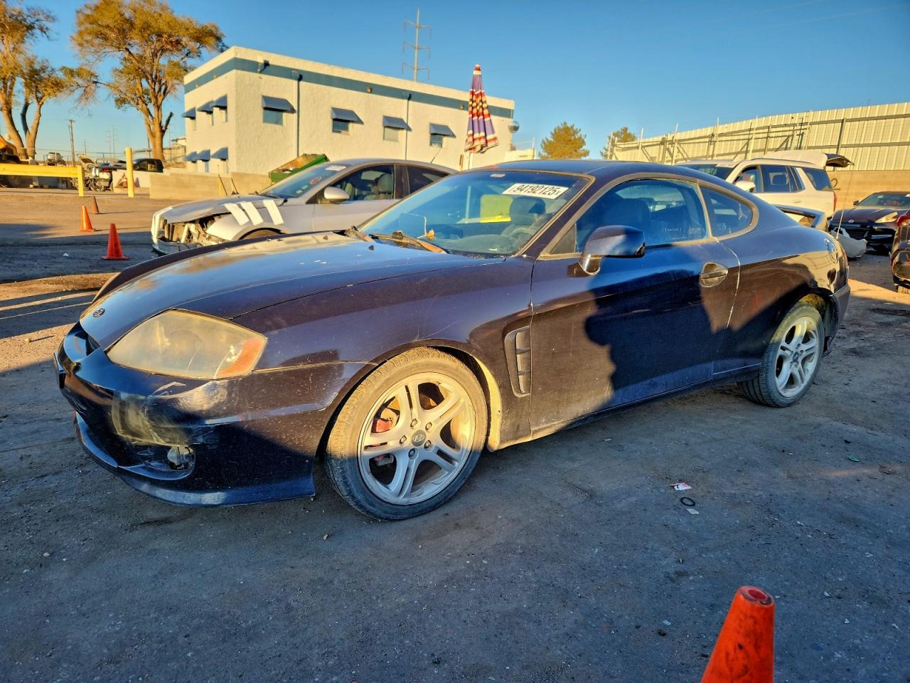 2005 Hyundai Tiburon Gt Blue vin: KMHHN65F95U182118