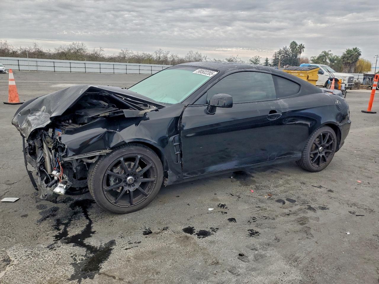 2006 Hyundai Tiburon Gt Black vin: KMHHN65F96U190320