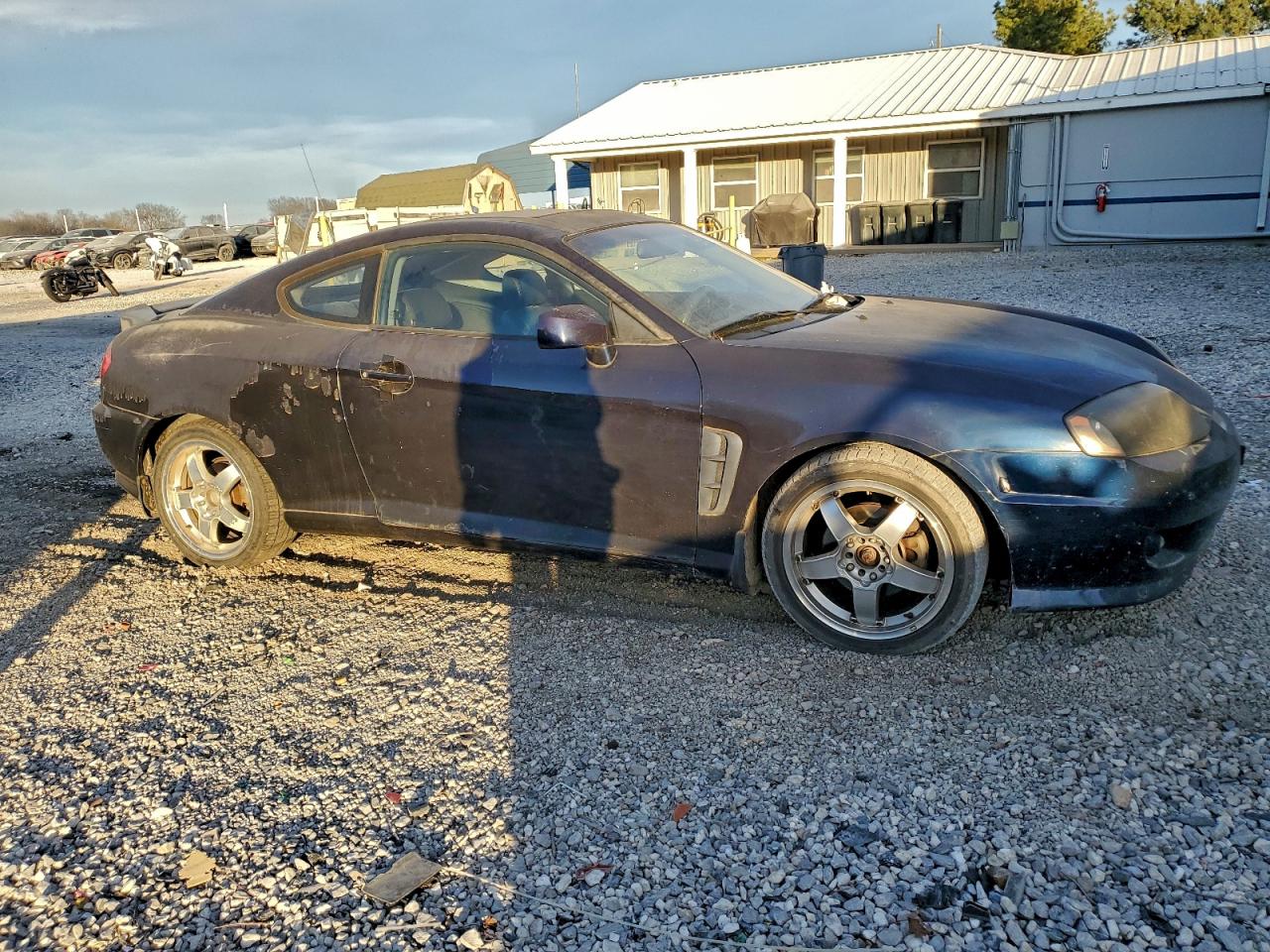 2005 Hyundai Tiburon Gt Blue vin: KMHHN65FX5U159785