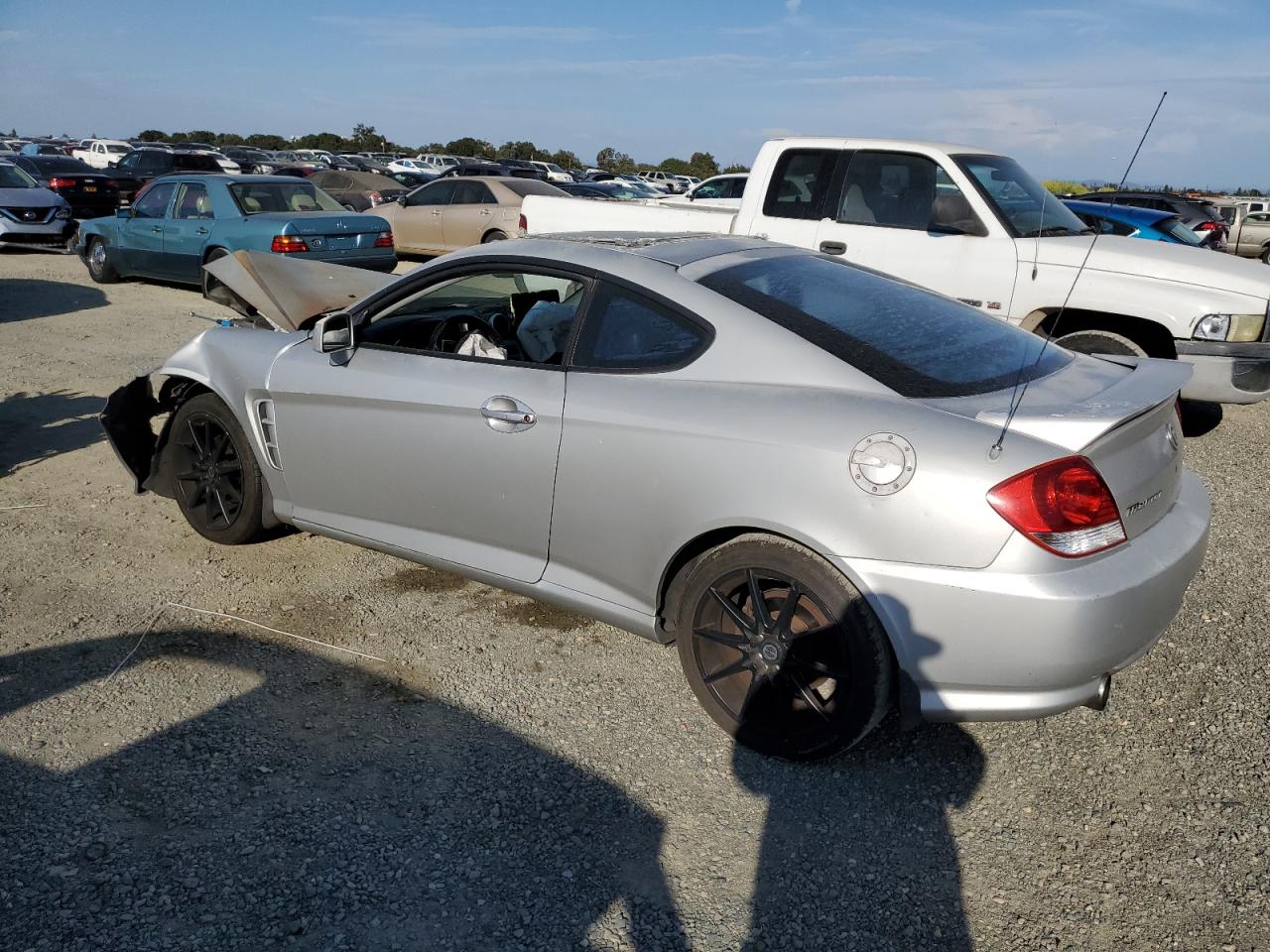 2005 Hyundai Tiburon Gt Gray vin: KMHHN65FX5U182032
