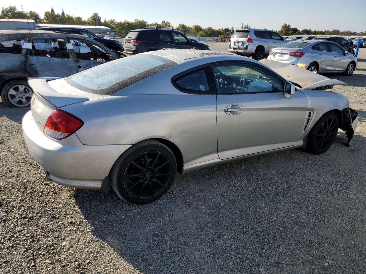 2005 Hyundai Tiburon Gt Gray vin: KMHHN65FX5U182032