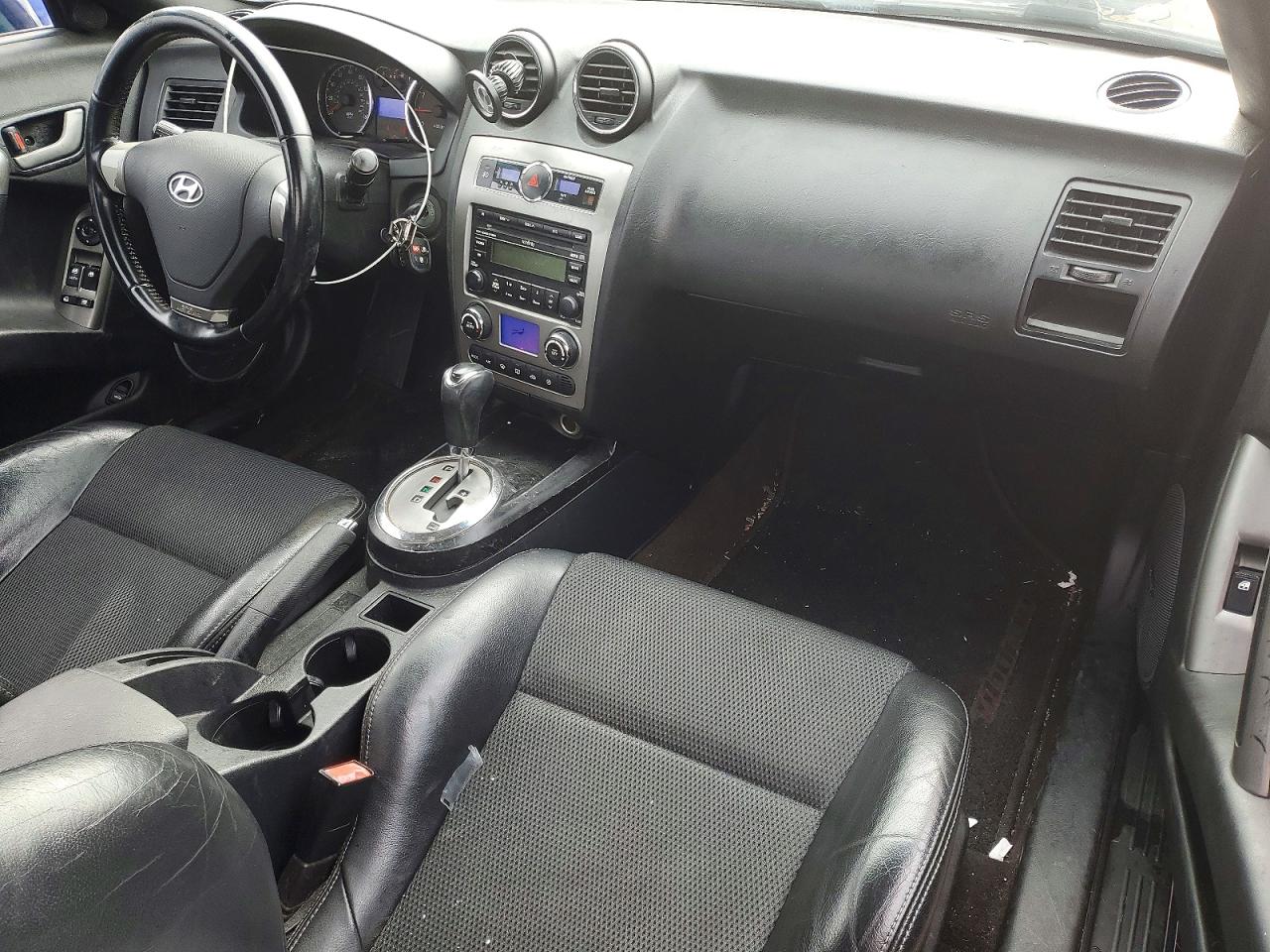 2007 Hyundai Tiburon Gt Blue vin: KMHHN66F27U249207