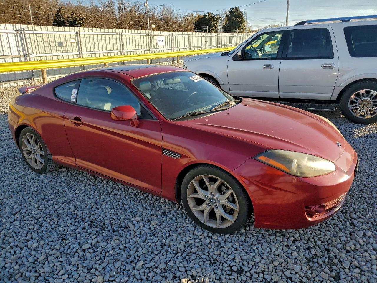 2007 Hyundai Tiburon Gt Красный vin: KMHHN66F27U255380