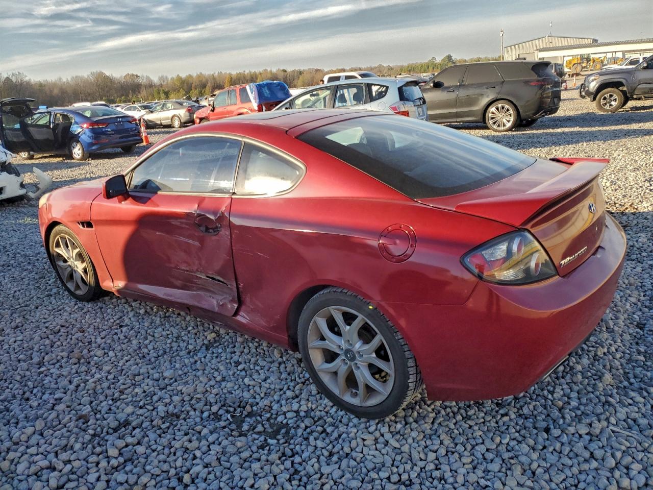 2007 Hyundai Tiburon Gt Красный vin: KMHHN66F27U255380