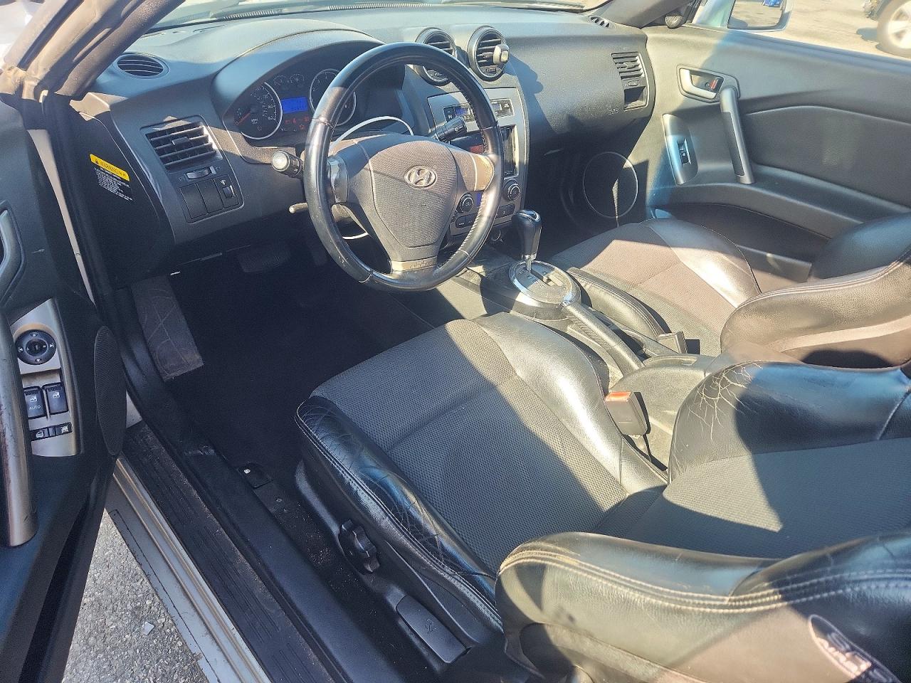 2008 Hyundai Tiburon Gt Silver vin: KMHHN66F28U271788