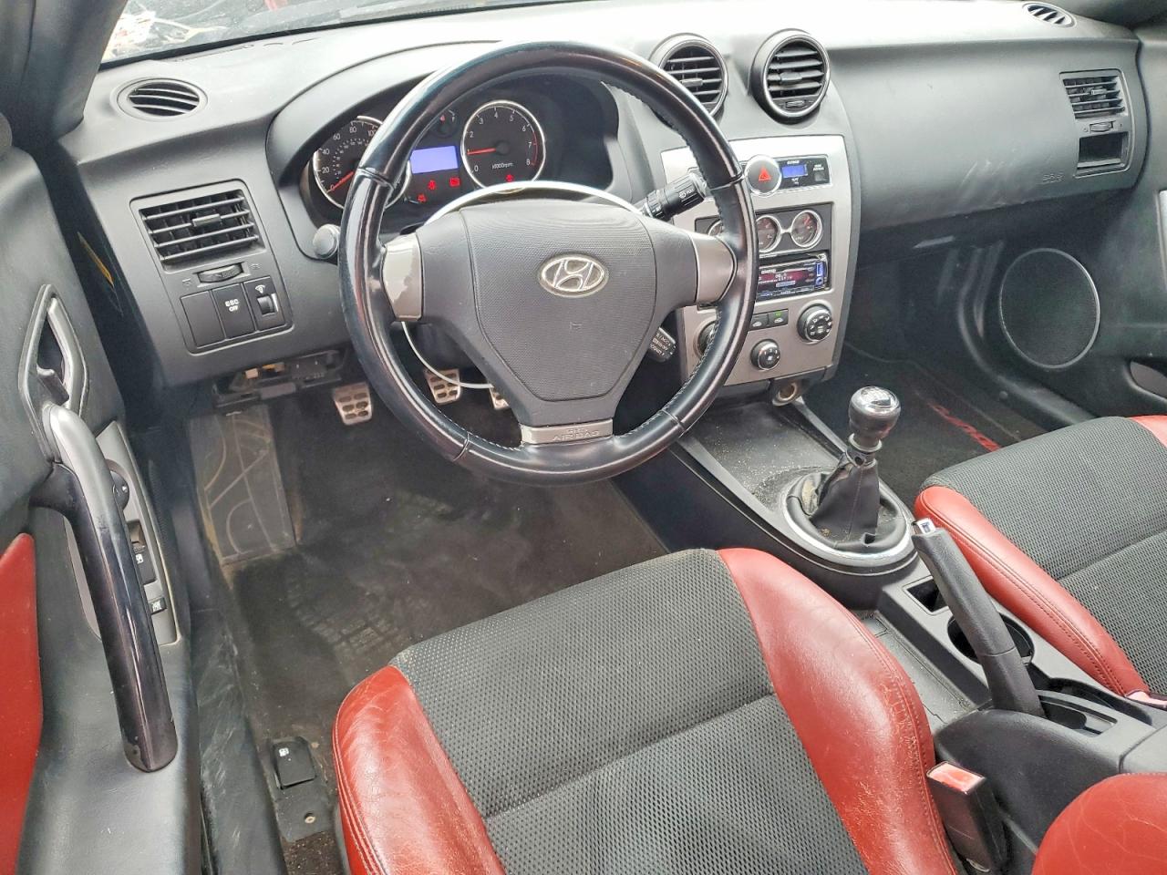 2007 Hyundai Tiburon Gt Silver vin: KMHHN66F37U235090