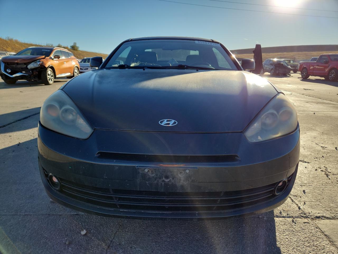 2007 Hyundai Tiburon Gt Черный vin: KMHHN66F37U245828