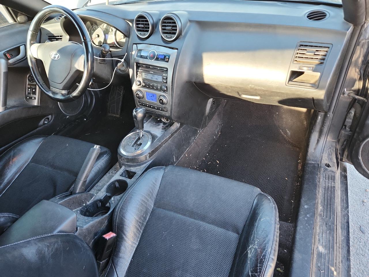 2007 Hyundai Tiburon Gt Черный vin: KMHHN66F37U245828