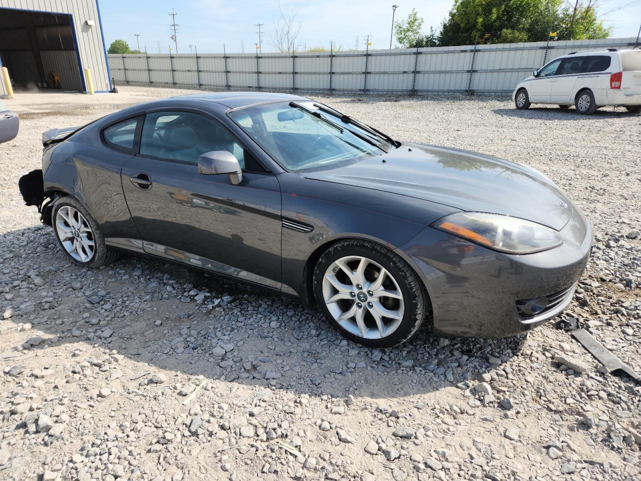 2007 Hyundai Tiburon Gt Угольный vin: KMHHN66F37U262161