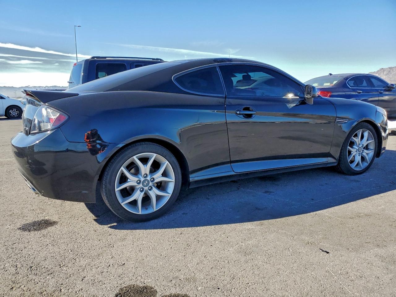 2007 Hyundai Tiburon Gt Черный vin: KMHHN66F47U239195