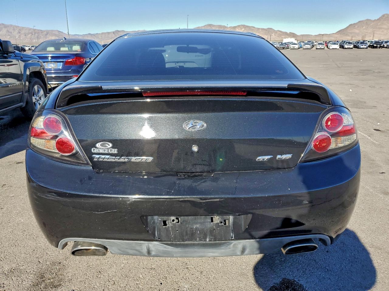 2007 Hyundai Tiburon Gt Черный vin: KMHHN66F47U239195