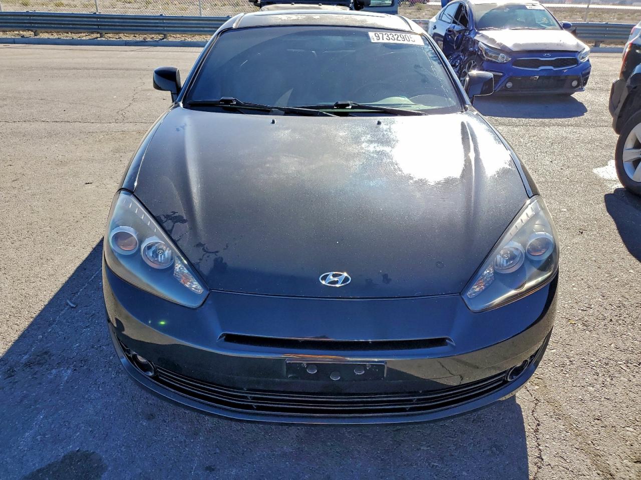 2007 Hyundai Tiburon Gt Черный vin: KMHHN66F47U239195