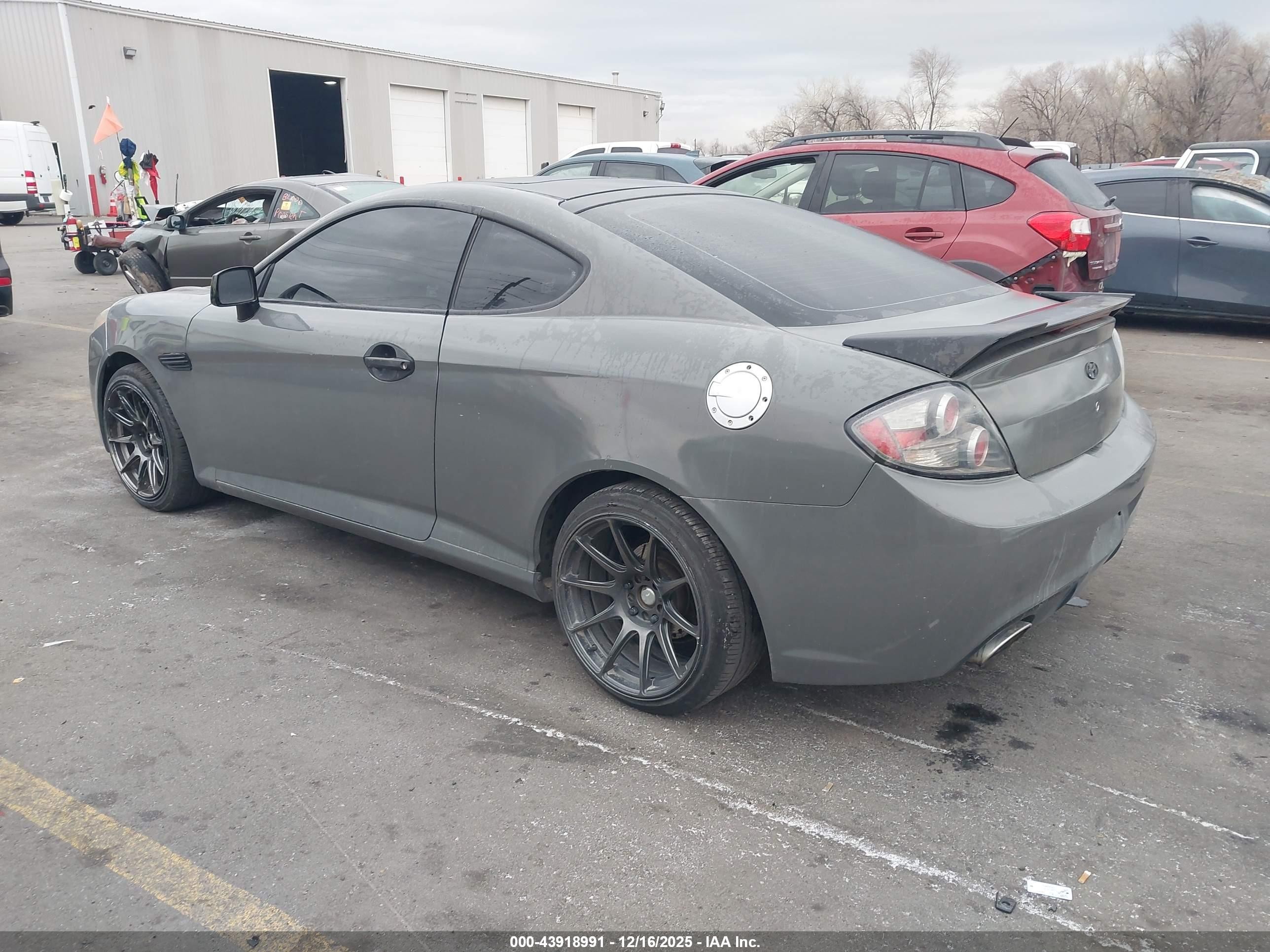 2007 Hyundai Tiburon Gt/gt Limited/se Gray vin: KMHHN66F57U255180