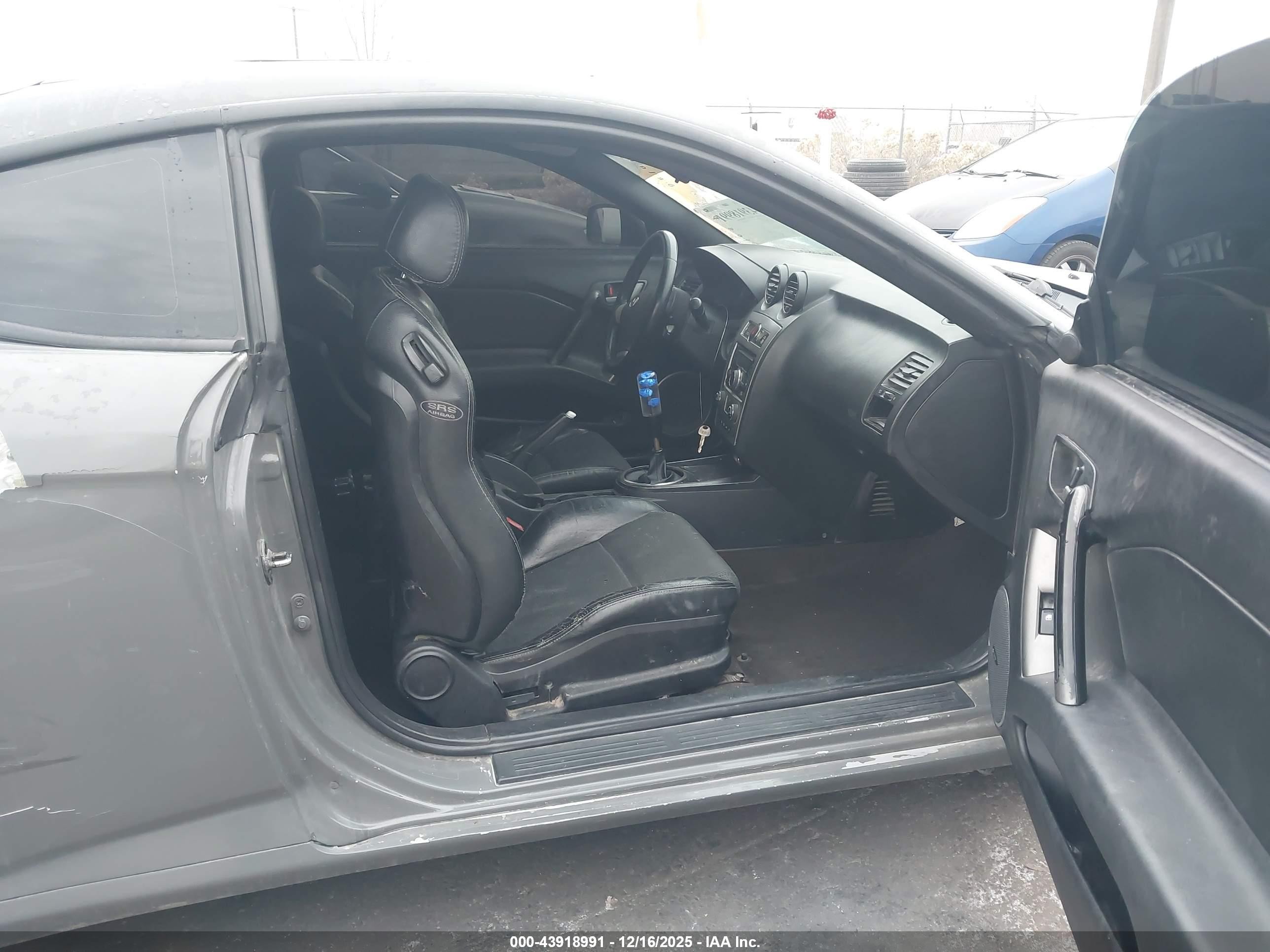 2007 Hyundai Tiburon Gt/gt Limited/se Gray vin: KMHHN66F57U255180