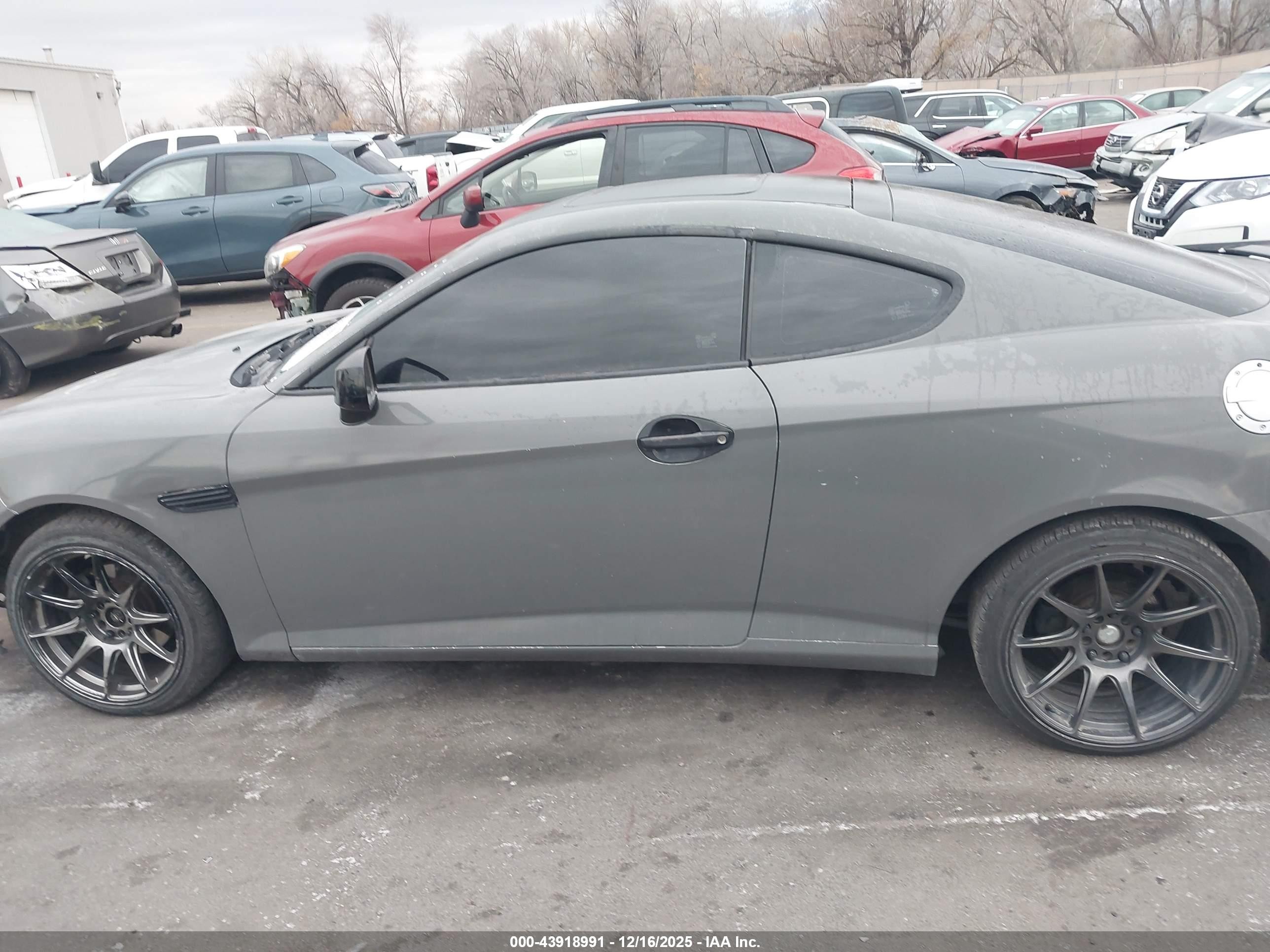 2007 Hyundai Tiburon Gt/gt Limited/se Gray vin: KMHHN66F57U255180