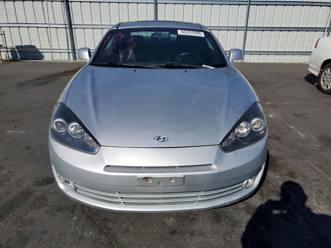 2007 Hyundai Tiburon Gt Серебряный vin: KMHHN66F57U259780