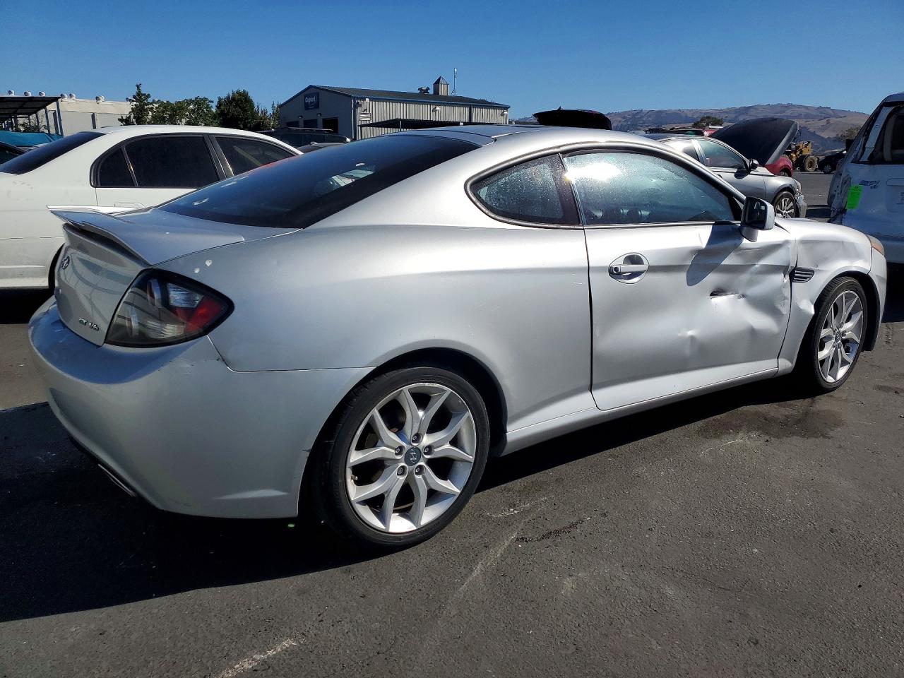 2007 Hyundai Tiburon Gt Серебряный vin: KMHHN66F57U259780