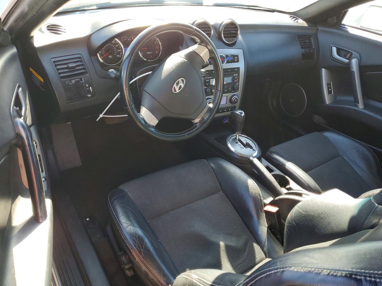 2007 Hyundai Tiburon Gt Серебряный vin: KMHHN66F57U259780