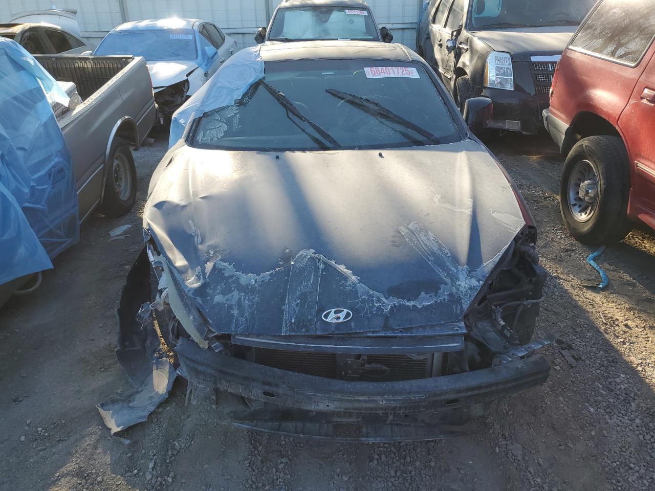 2007 Hyundai Tiburon Gt Black vin: KMHHN66F67U244091
