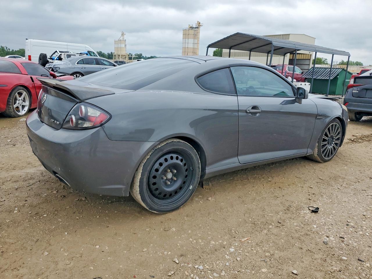 2007 Hyundai Tiburon Gt Gray vin: KMHHN66F67U254474