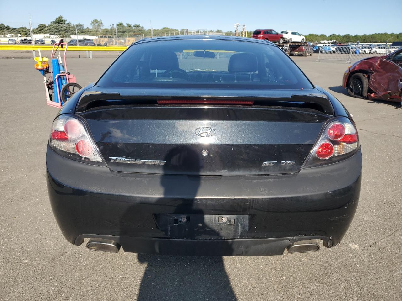 2007 Hyundai Tiburon Gt Black vin: KMHHN66F67U254717