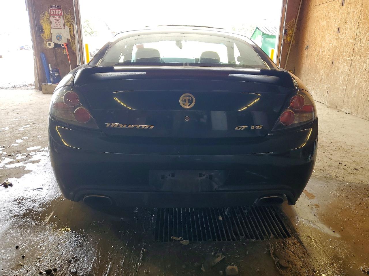 2008 Hyundai Tiburon Gt Black vin: KMHHN66F68U271812