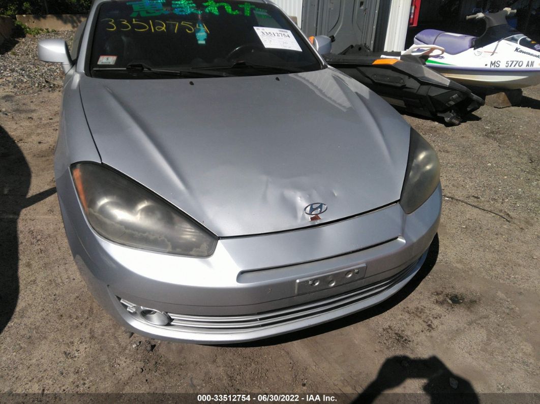 2008 Hyundai Tiburon Gt/gt Limited/se Серебряный vin: KMHHN66F68U272894