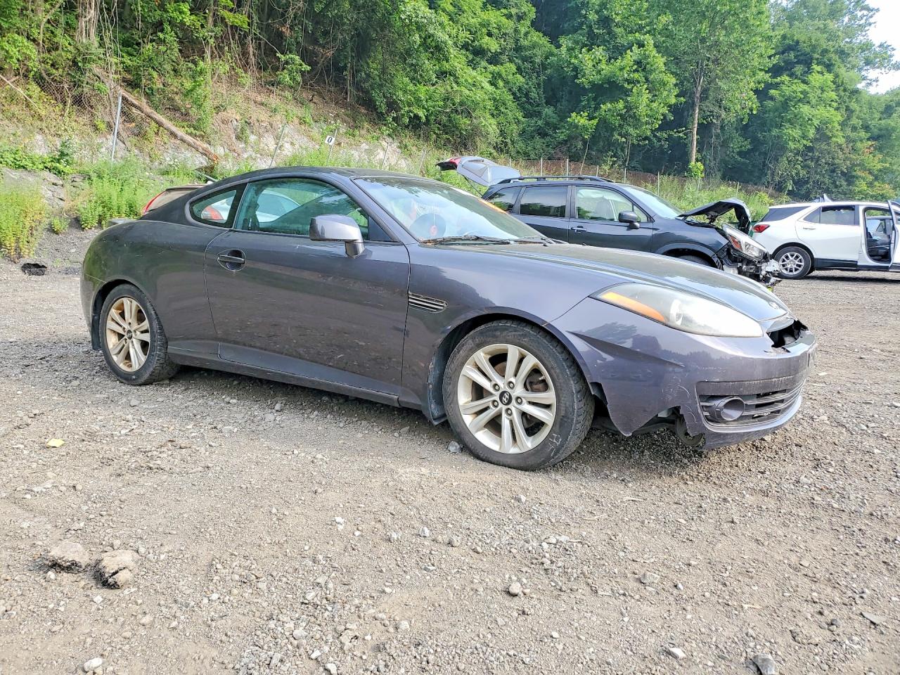 2008 Hyundai Tiburon Gt Charcoal vin: KMHHN66F68U282924
