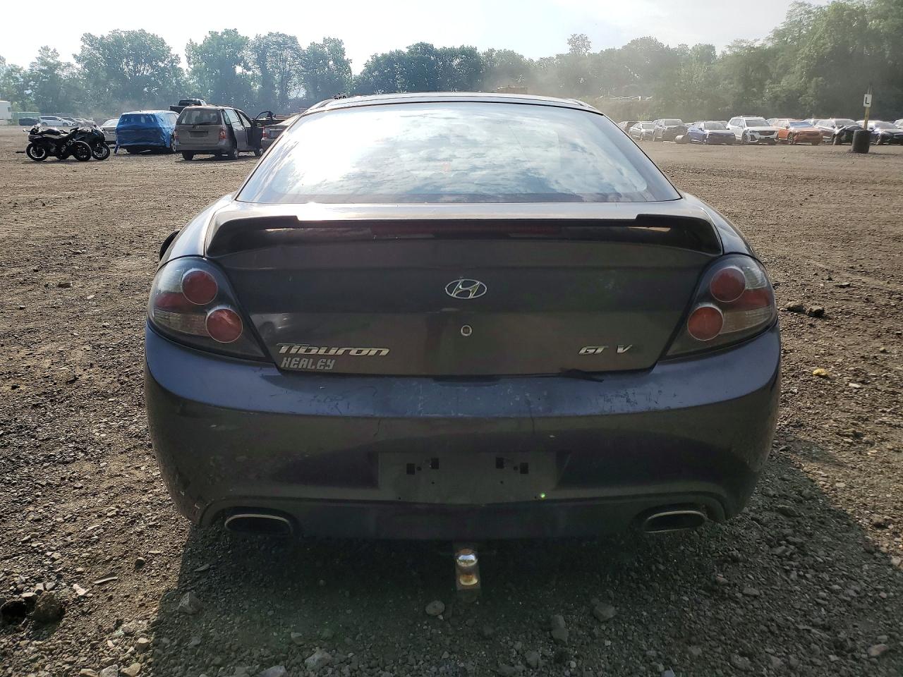 2008 Hyundai Tiburon Gt Charcoal vin: KMHHN66F68U282924