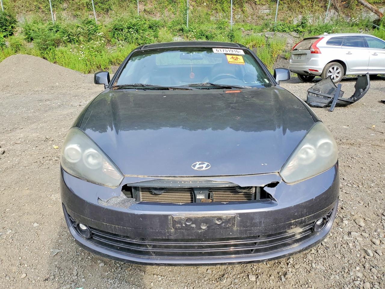 2008 Hyundai Tiburon Gt Charcoal vin: KMHHN66F68U282924