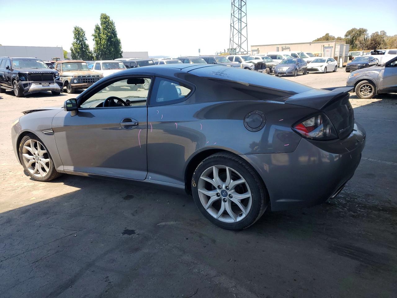 2007 Hyundai Tiburon Gt Gray vin: KMHHN66F77U237425